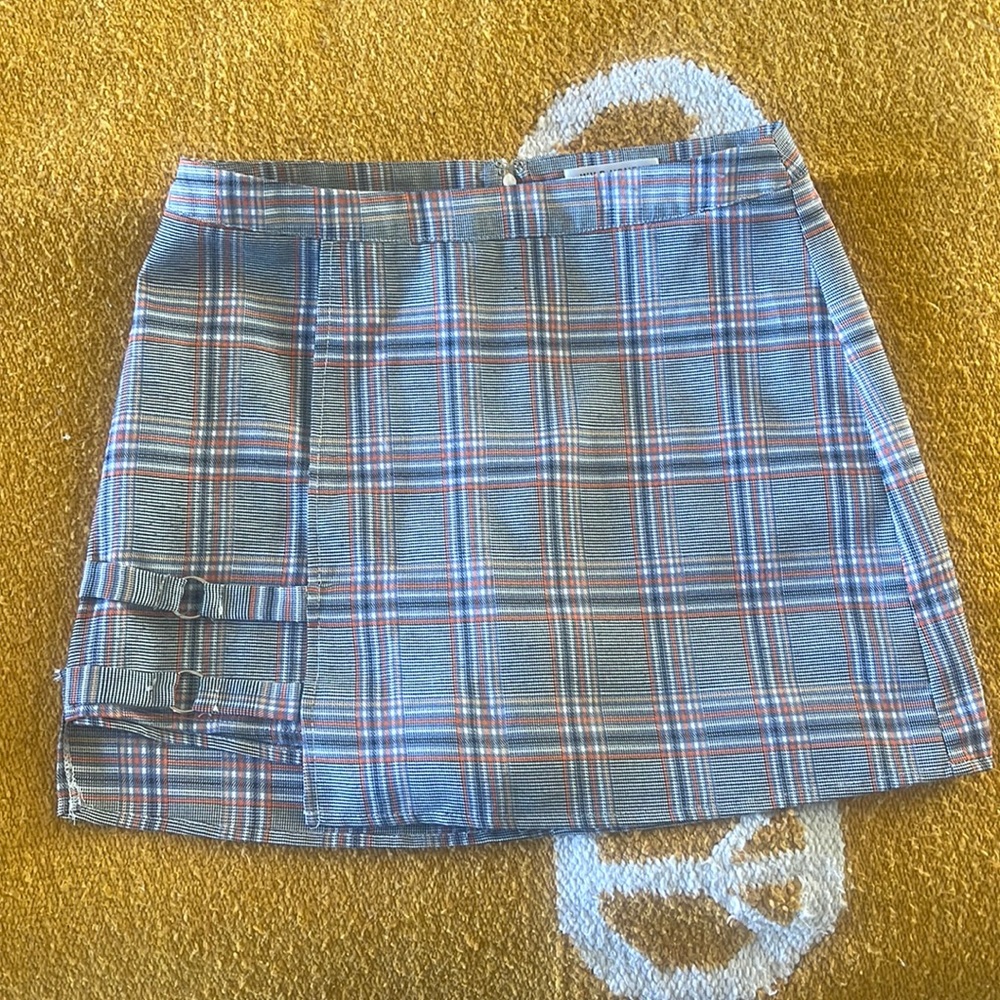 Plaid. Mini skirt. Skirt. Size Medium. Wild Honey.